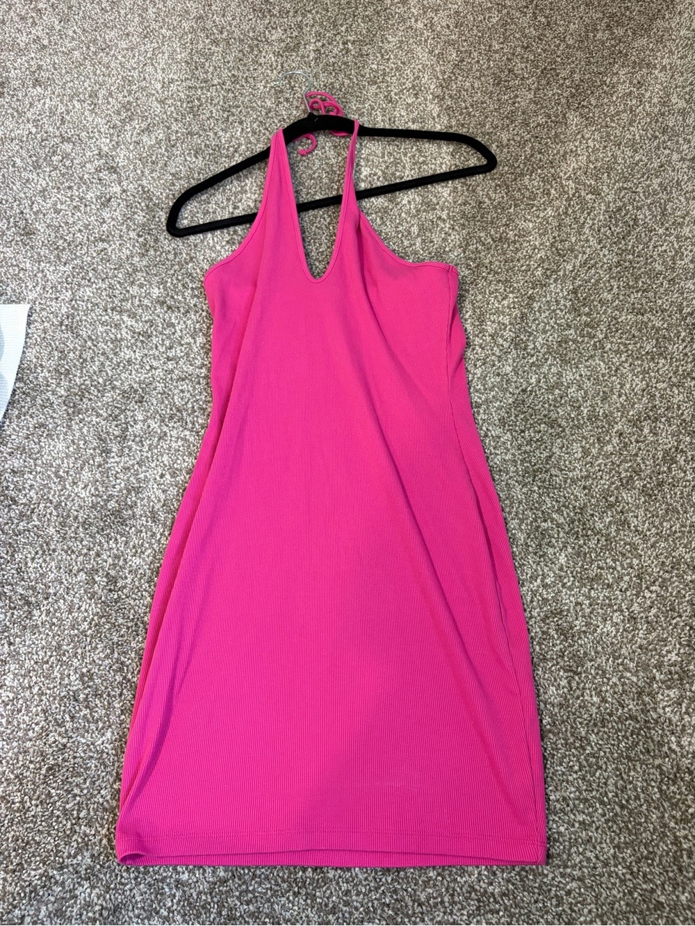 wild fable Hot Pink Halter Mini Dress